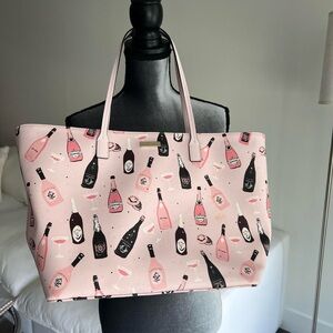 Kate spade champagne tote bag